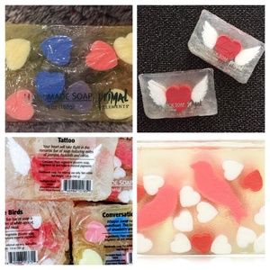 6 pcs NIP Primal Elements handmade glycerine soap
